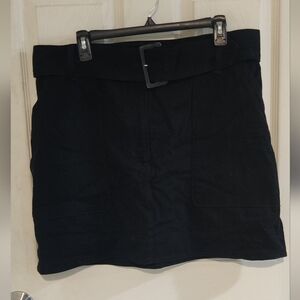 Banana Republic Black Belted Skirt